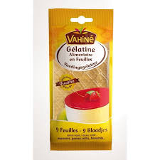 Vahine Gelatine 9 Feuilles 15g 